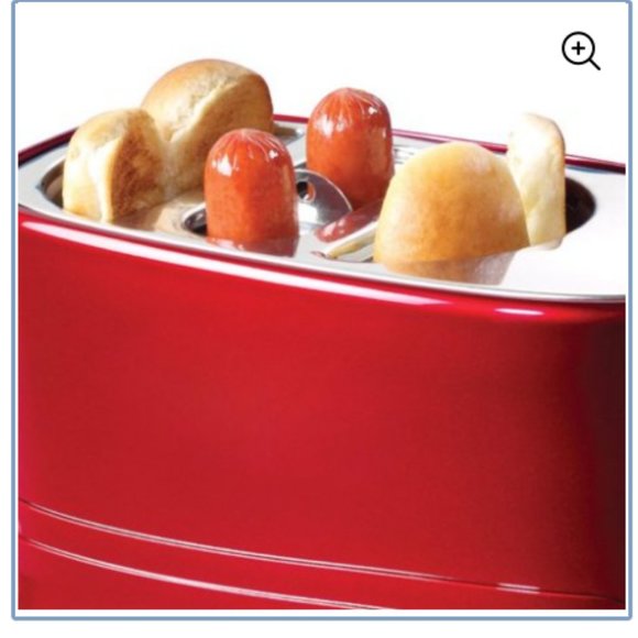 Nostalgia Kitchen Nostalgia Red Retro Popup Hot Dog Toaster Poshmark